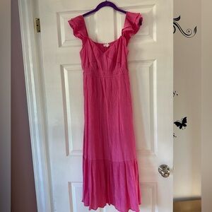 Pink Long Dress S